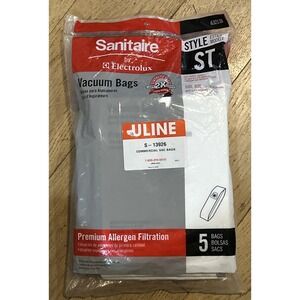 Sanitaire By Electrolux Style ST‎ Vacuum Bags - 5 Bags - 63213B - New/Sealed